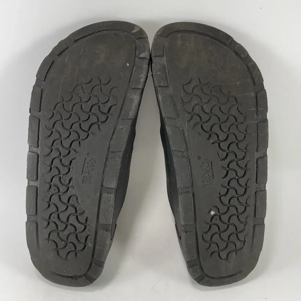 Birkis Birkenstock Womens Size 40, US Size 9-9.5 EVA Black Dual Strap Slides
